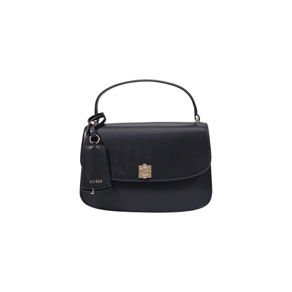 Bolso de Mano Negro Guess Confeccionado en Polietileno