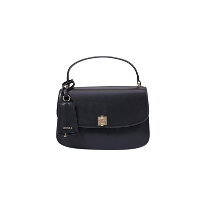 Bolso de Mano Negro Guess Confeccionado en Polietileno