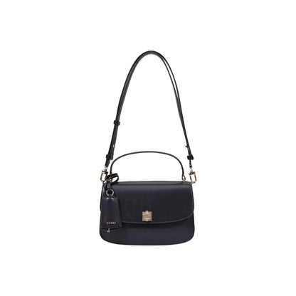 Bolso de Mano Negro Guess Confeccionado en Polietileno