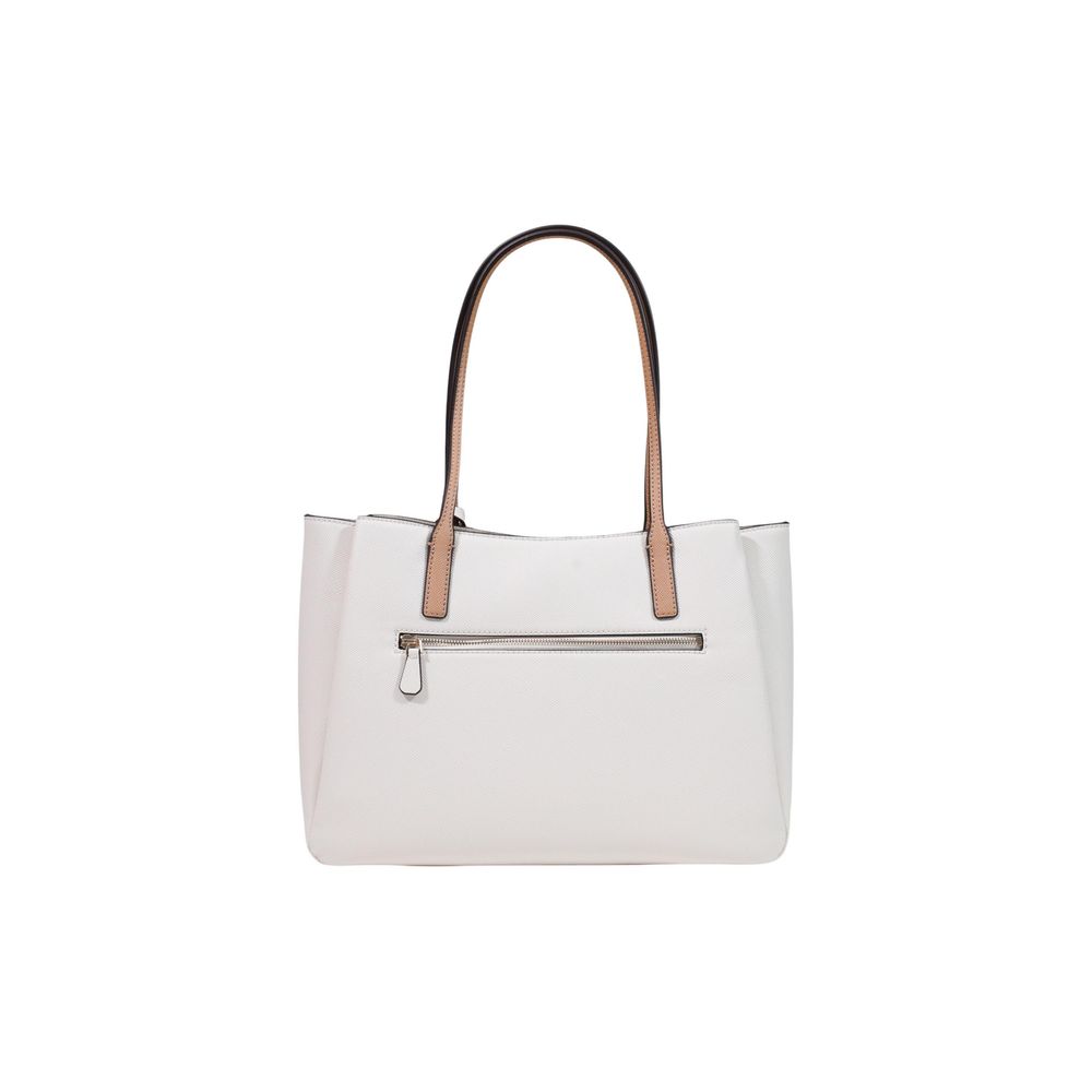 Bolso De Polietileno Beige Guess Bramina Small Satchel Hwzg96
