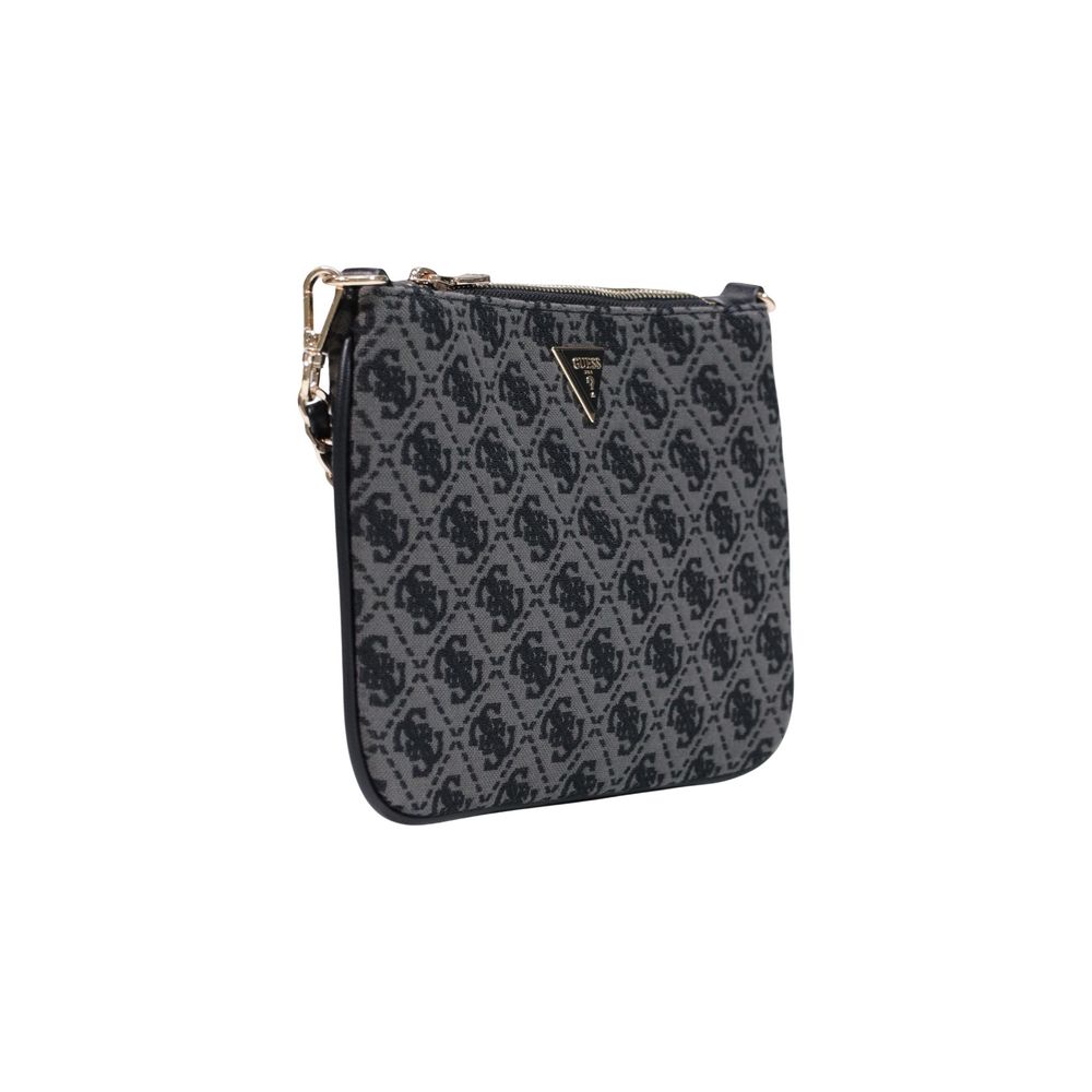 Sac bandoulière compact et pratique en polyester gris Guess