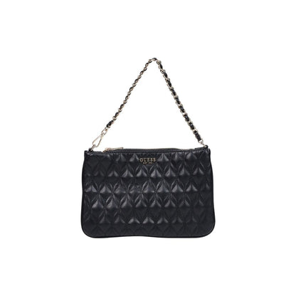 Sac à main Guess Maxine en polyuréthane noir matelassé