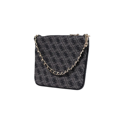 Sac bandoulière compact et pratique en polyester gris Guess