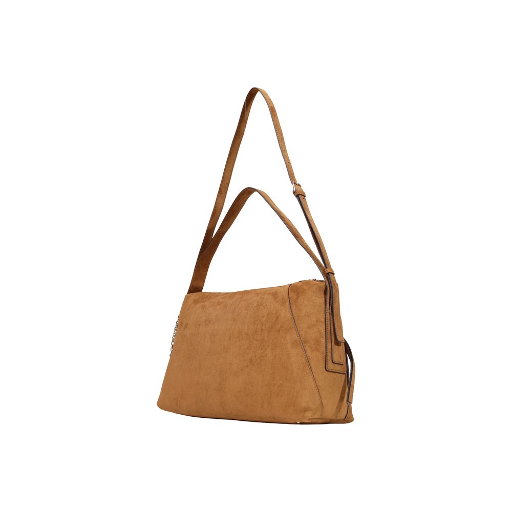 Bolso De Mano De Poliéster Marrón Guess Coleen Small