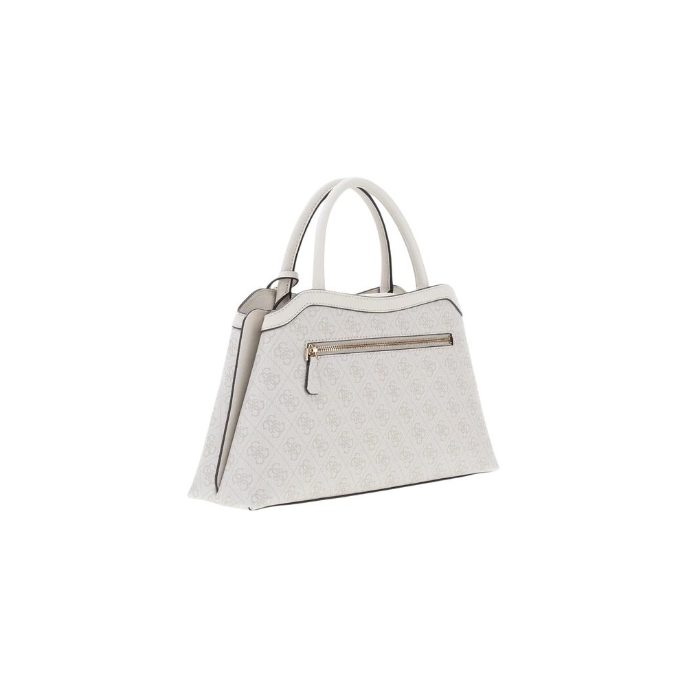 Guess Sac à main Coleen Small Polyéthylène Blanc