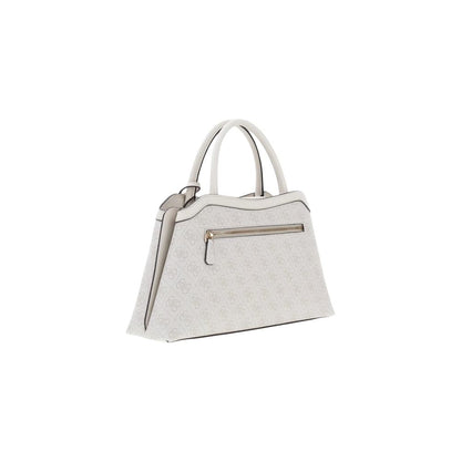 Guess Sac à main Coleen Small Polyéthylène Blanc