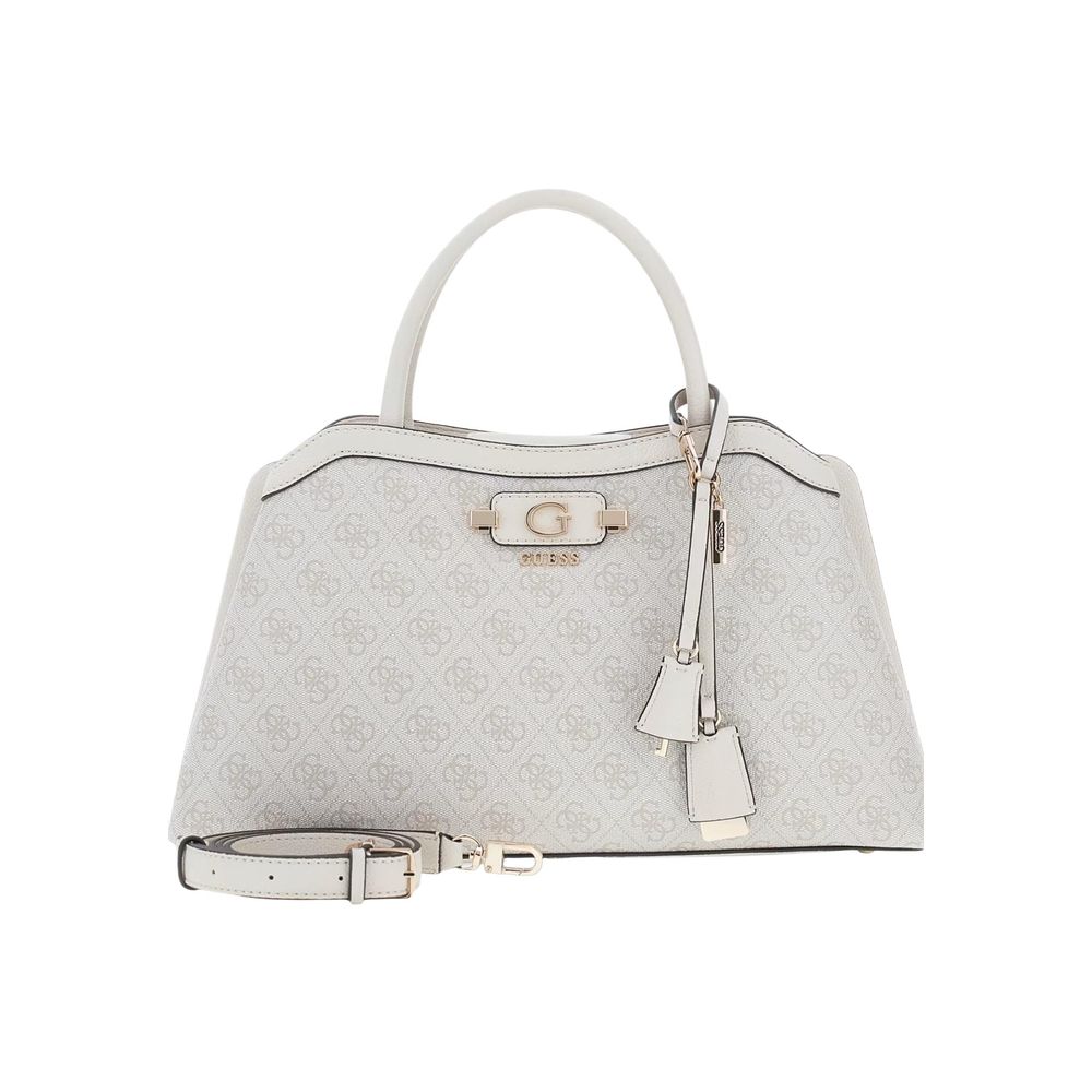 Guess Sac à main Coleen Small Polyéthylène Blanc