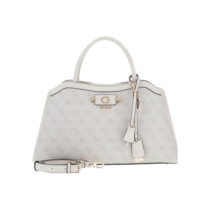 Guess Sac à main Coleen Small Polyéthylène Blanc