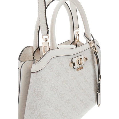 Guess Sac à main Coleen Small Polyéthylène Blanc