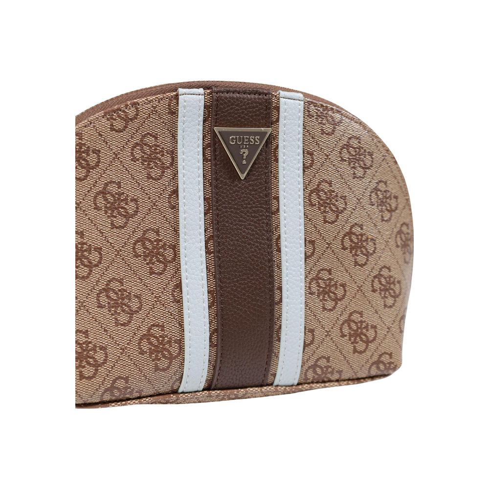 Guess Bicolor Polyethylene Clutch Bag Portable Functional Design