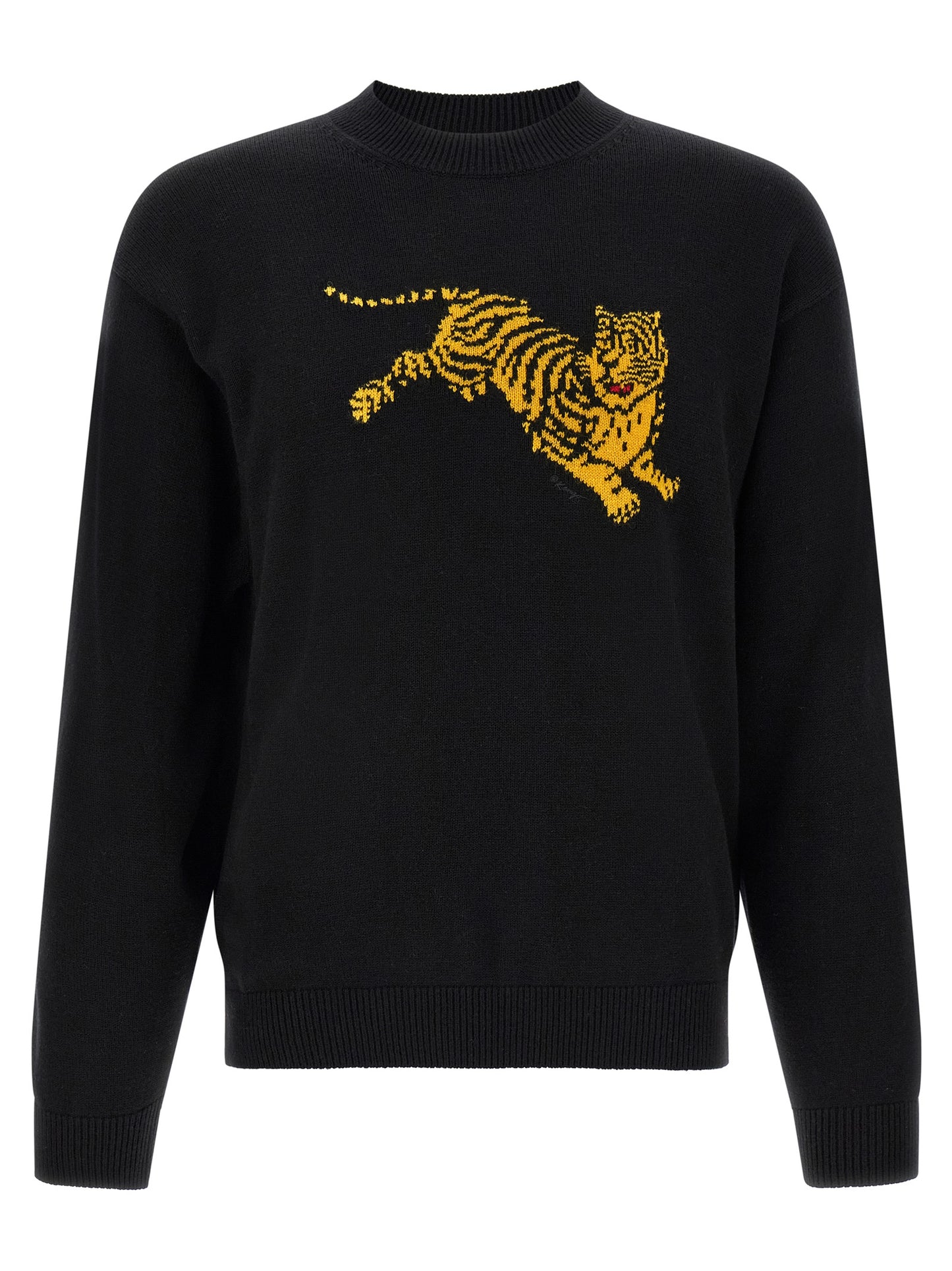 Sudadera Kenzo De Algodón Negro Con Cuello Redondo