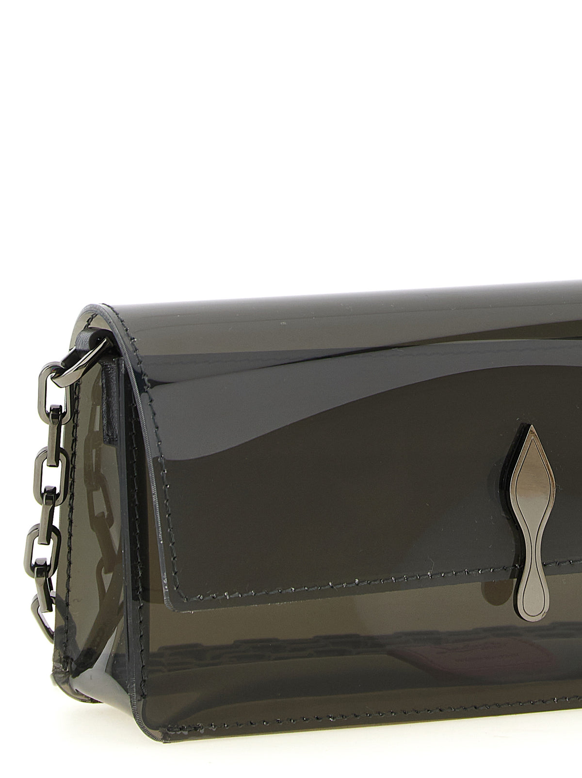 Christian Louboutin Mini Bettina Black PVC Clutch