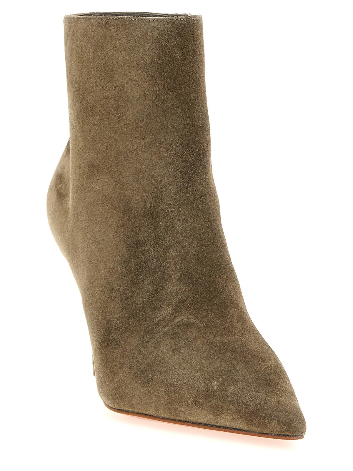 Bottines Christian Louboutin beige en cuir de veau