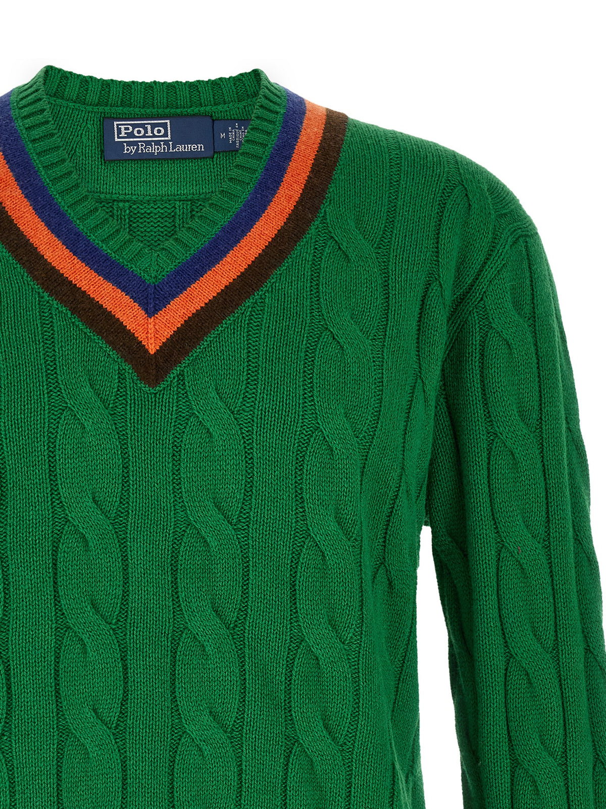 Cardigan en Laine Bicolore Polo Ralph Lauren Design Classique