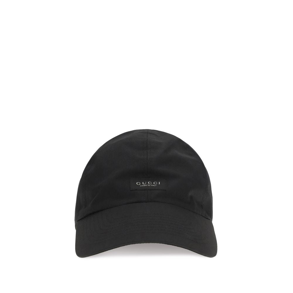 Gorra De Béisbol Gucci En Algodón Negro Corte Clásico