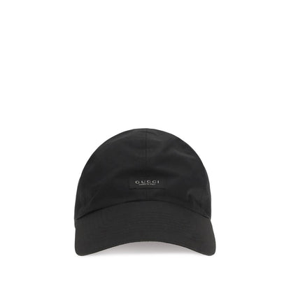 Gorra De Béisbol Gucci En Algodón Negro Corte Clásico