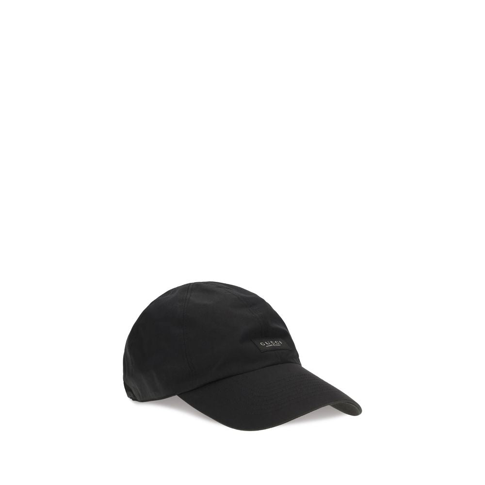 Gorra De Béisbol Gucci En Algodón Negro Corte Clásico