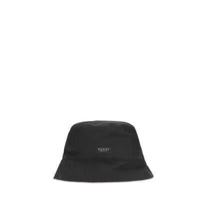 Gucci Gorra Bucket De Algodón Negra - Silueta Suave Y Elegante