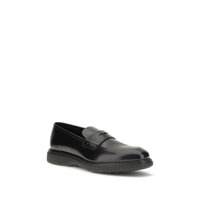 Mocassins en cuir de veau noir Ferragamo Bos Taurus