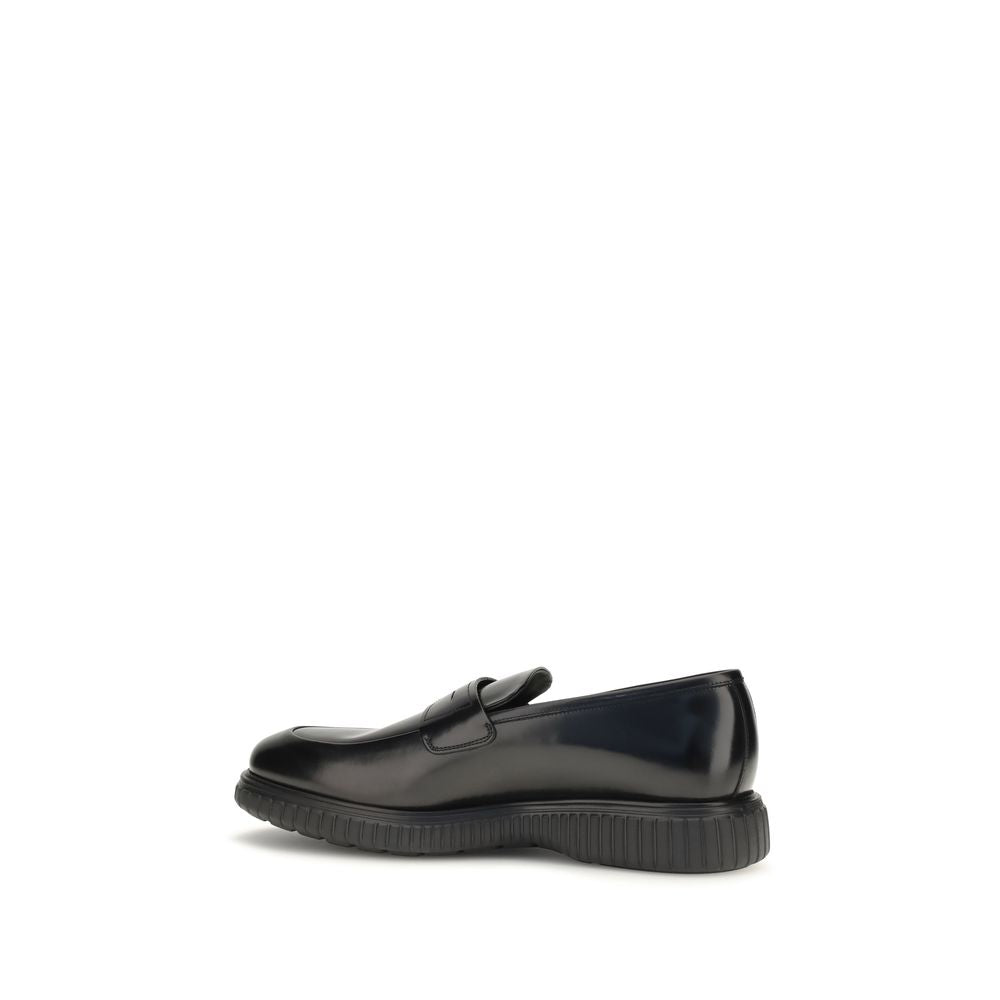 Mocassins en cuir de veau noir Ferragamo Bos Taurus