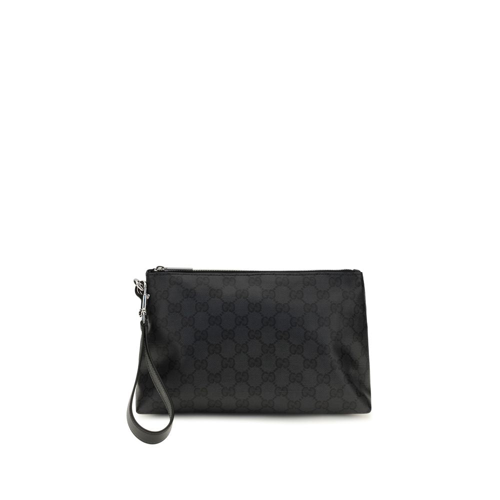 Bolso De Mano Gucci Essence Classic De Lona GG Negra