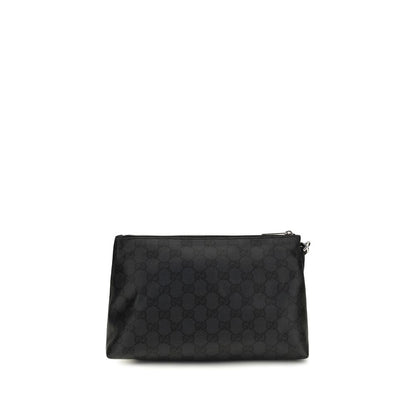 Bolso De Mano Gucci Essence Classic De Lona GG Negra