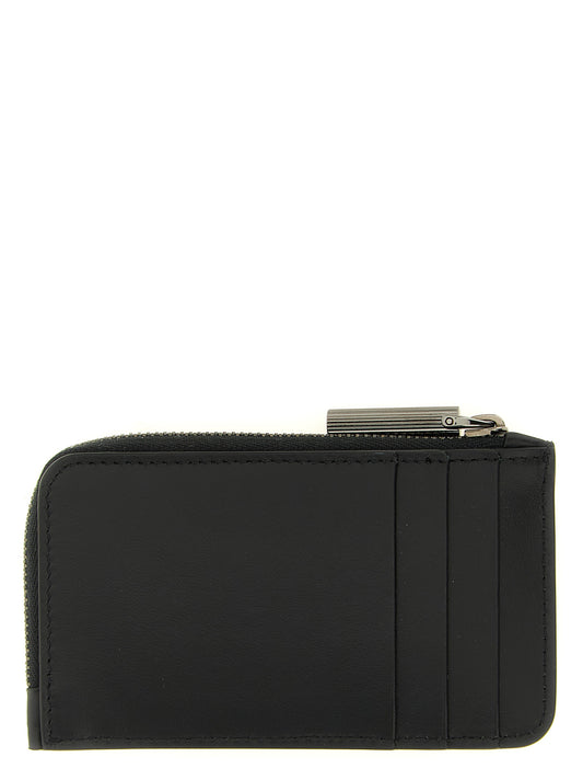 Christian Louboutin Tarjetero De Piel De Ternera Negra