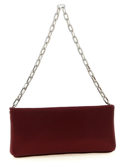 Christian Louboutin Burgundy Elastane Handbag