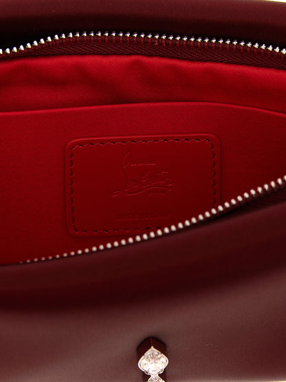 Christian Louboutin Burgundy Elastane Handbag