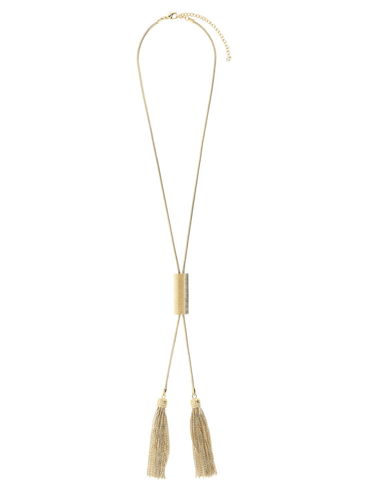 Collar Balmain De Latón Dorado Con Acabado Metálico