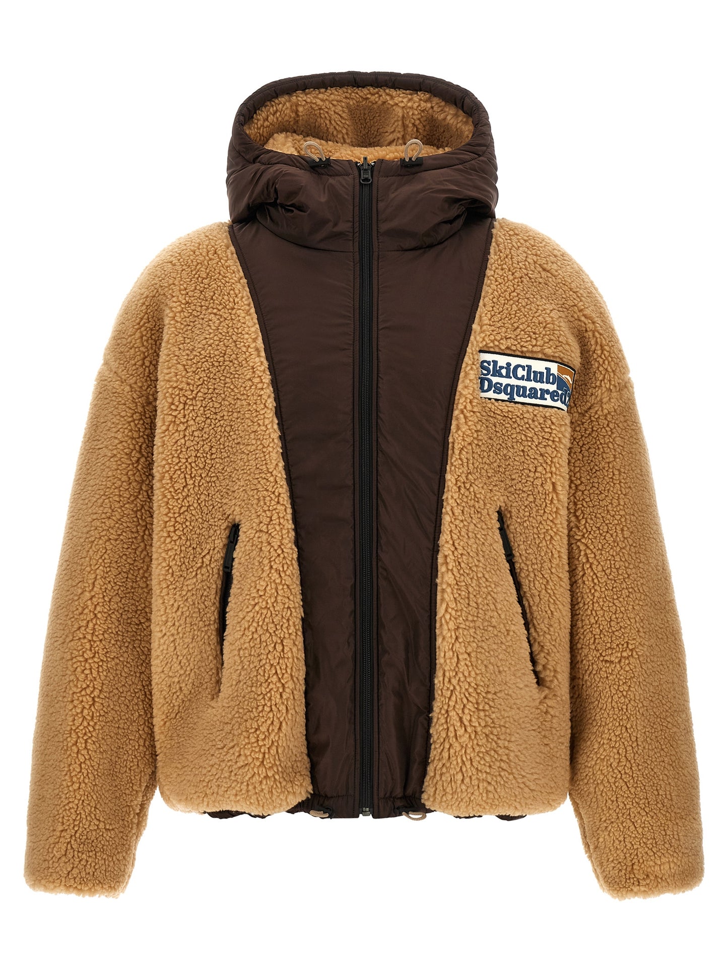 Dsquared² Blouson Bomber En Polyester Marron