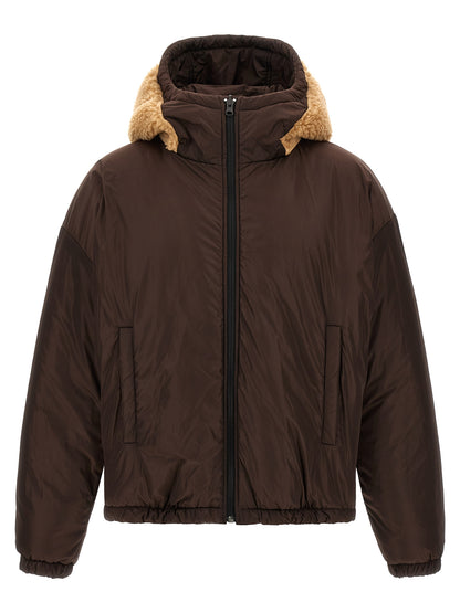 Dsquared² Blouson Bomber En Polyester Marron