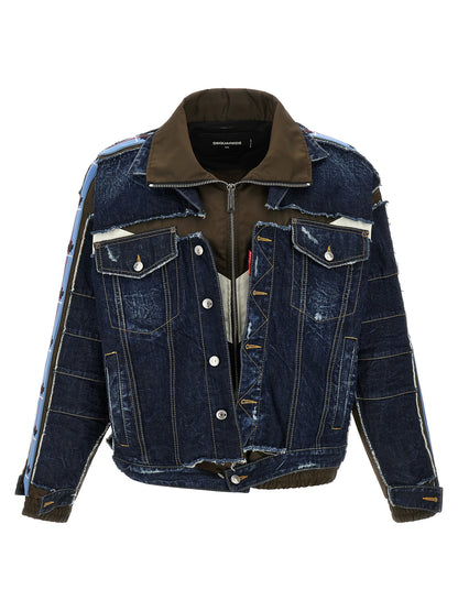 Dsquared² Chaqueta De Mezclilla De Algodón Color Azul