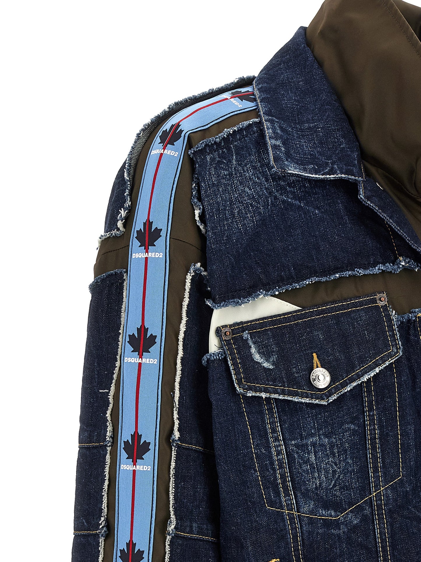 Dsquared² Chaqueta De Mezclilla De Algodón Color Azul