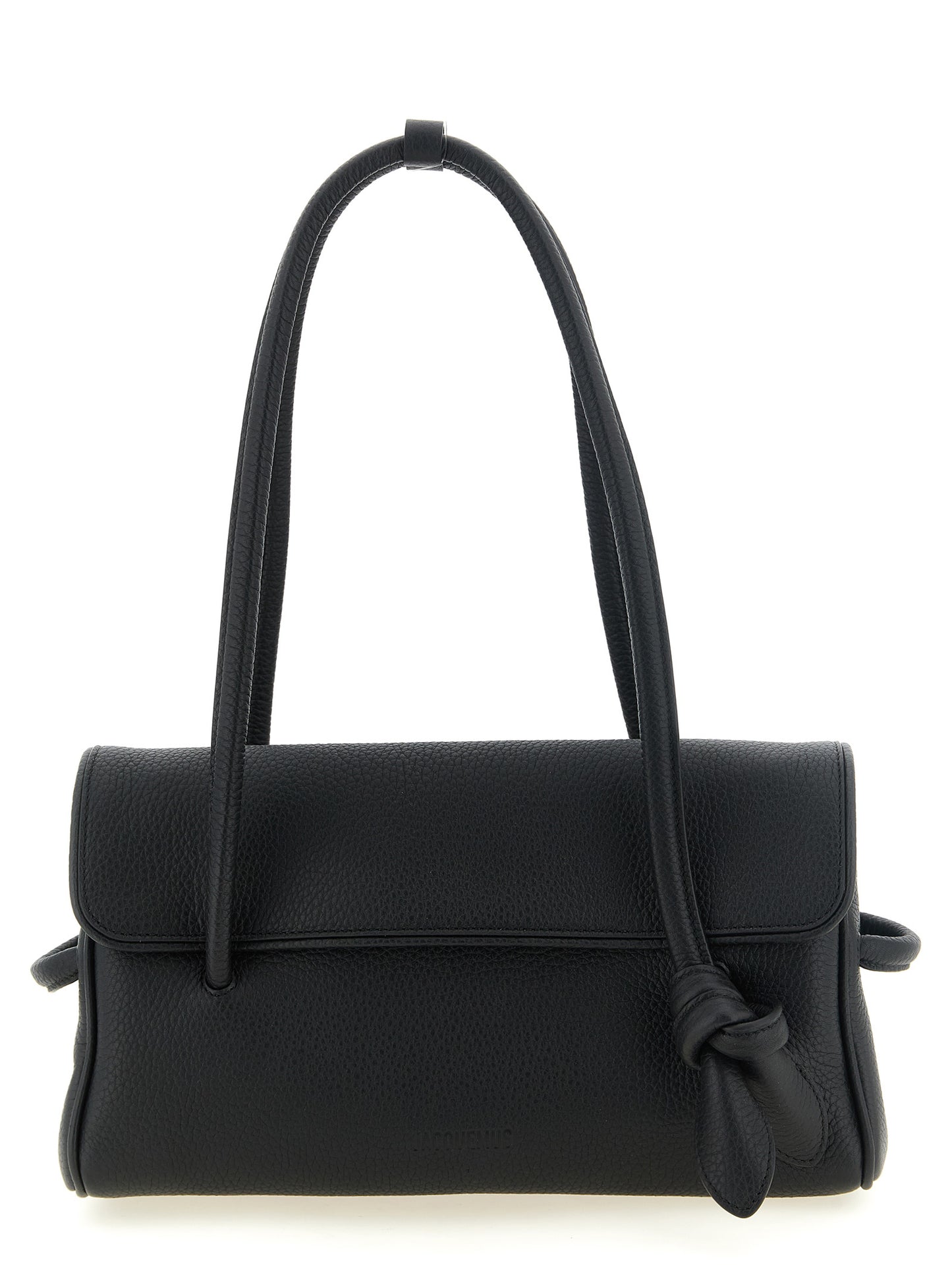 Jacquemus Le Turismo Long Calfskin Black Handbag