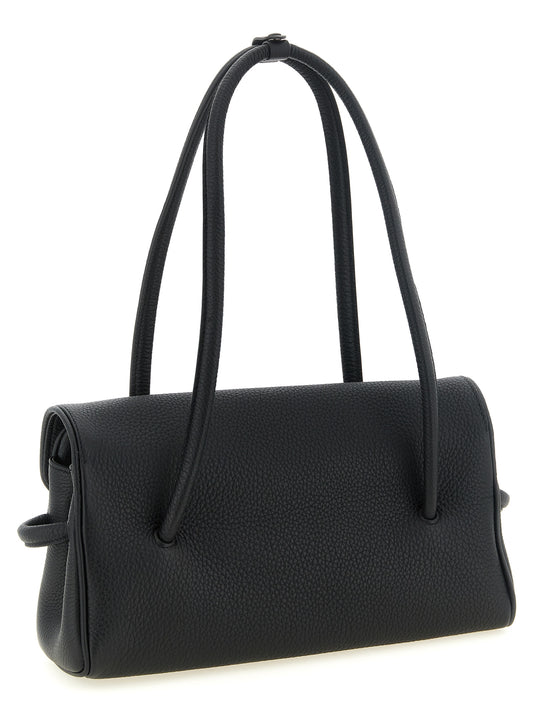Bolso Negro De Piel De Becerro Jacquemus Modelo Le Turismo Long