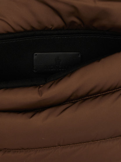 Bolso De Hombro Moncler Caradoc De Poliamida Marrón