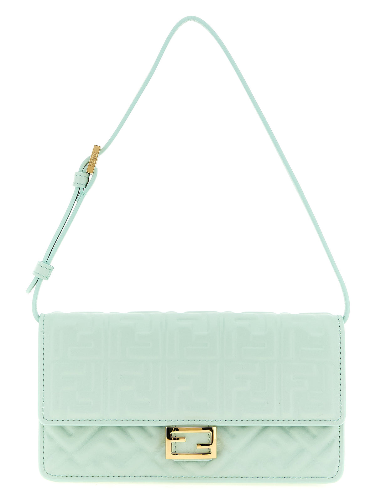Fendi Bicolor Finish Lambskin Shoulder Bag