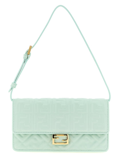 Fendi Bicolor Finish Lambskin Shoulder Bag