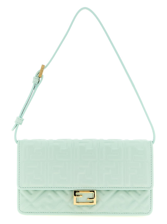 Bolso Bandolera Fendi Piel de Cordero Acabado Bicolor