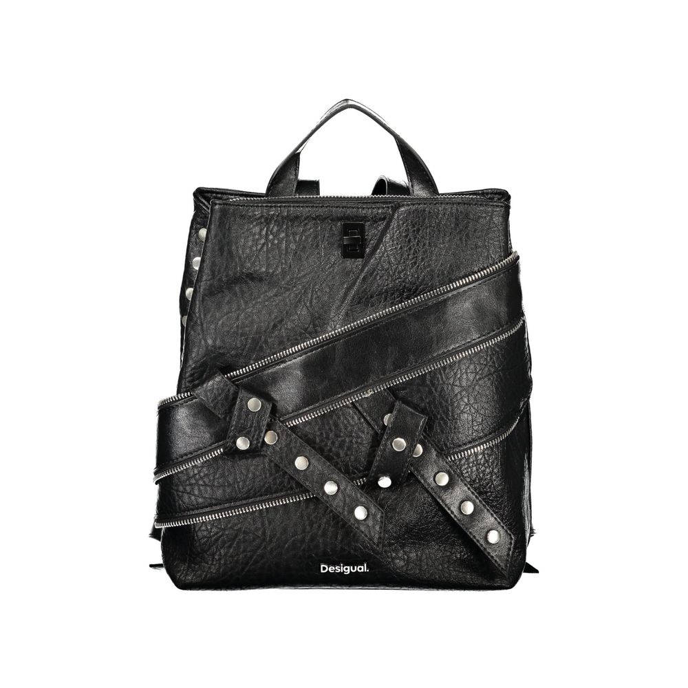 Sac à dos pour femme Desigual noir en polyuréthane