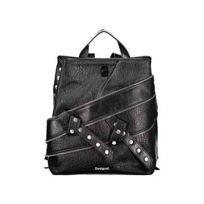Sac à dos pour femme Desigual noir en polyuréthane