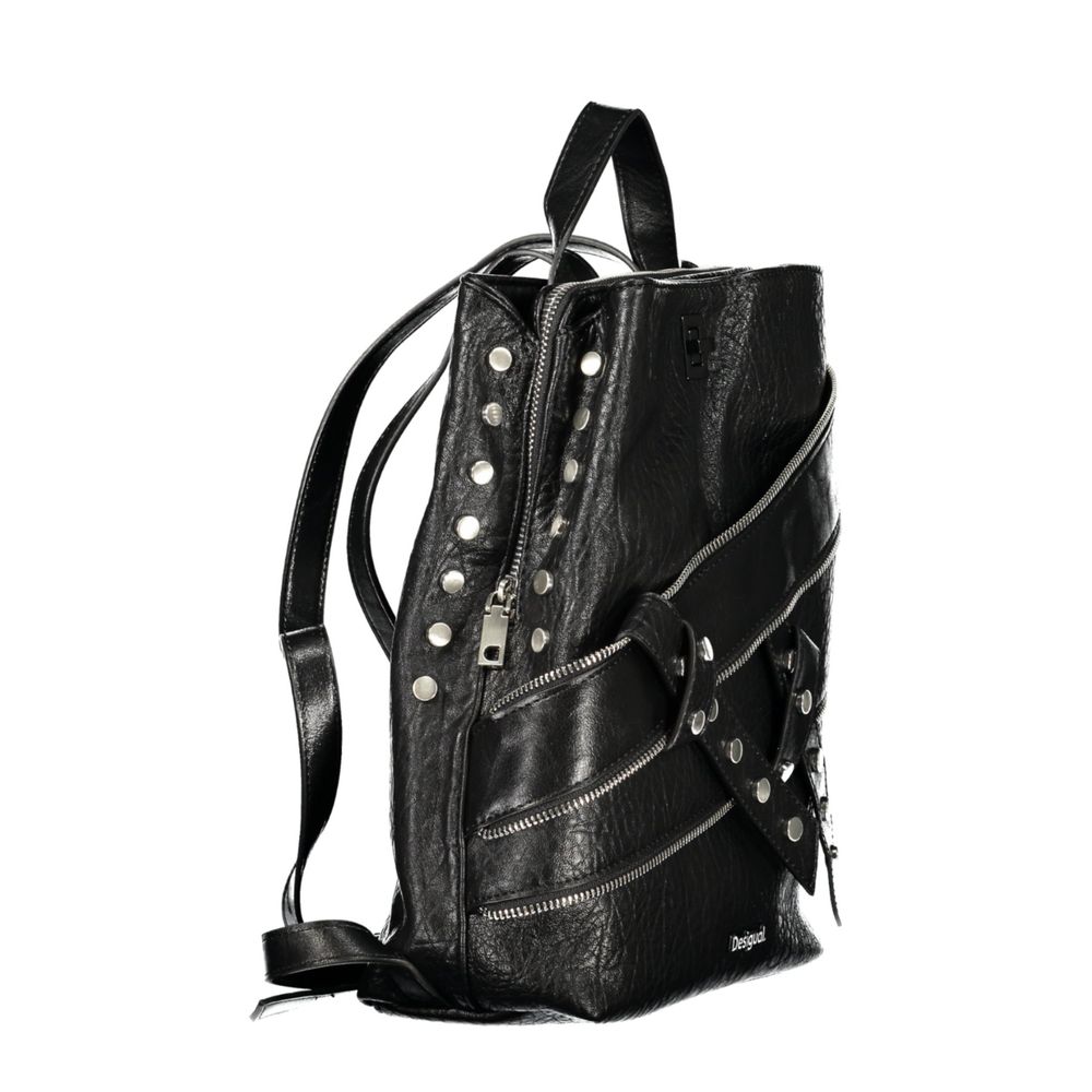 Sac à dos pour femme Desigual noir en polyuréthane
