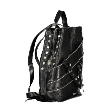 Sac à dos pour femme Desigual noir en polyuréthane
