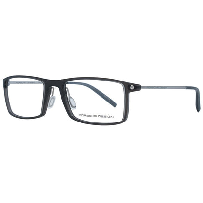 Lunettes Porsche Design en métal gris et plastique (Monture)