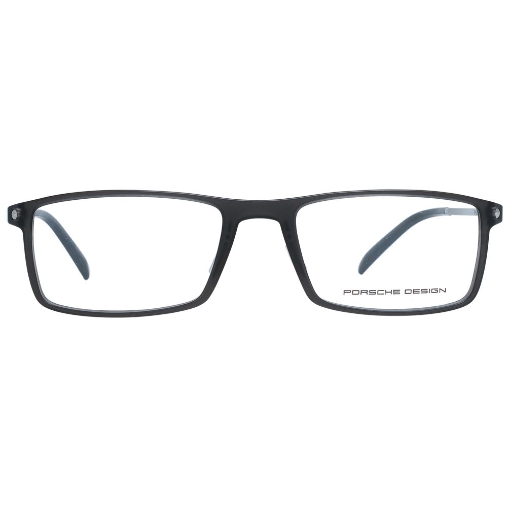 Lunettes Porsche Design en métal gris et plastique (Monture)
