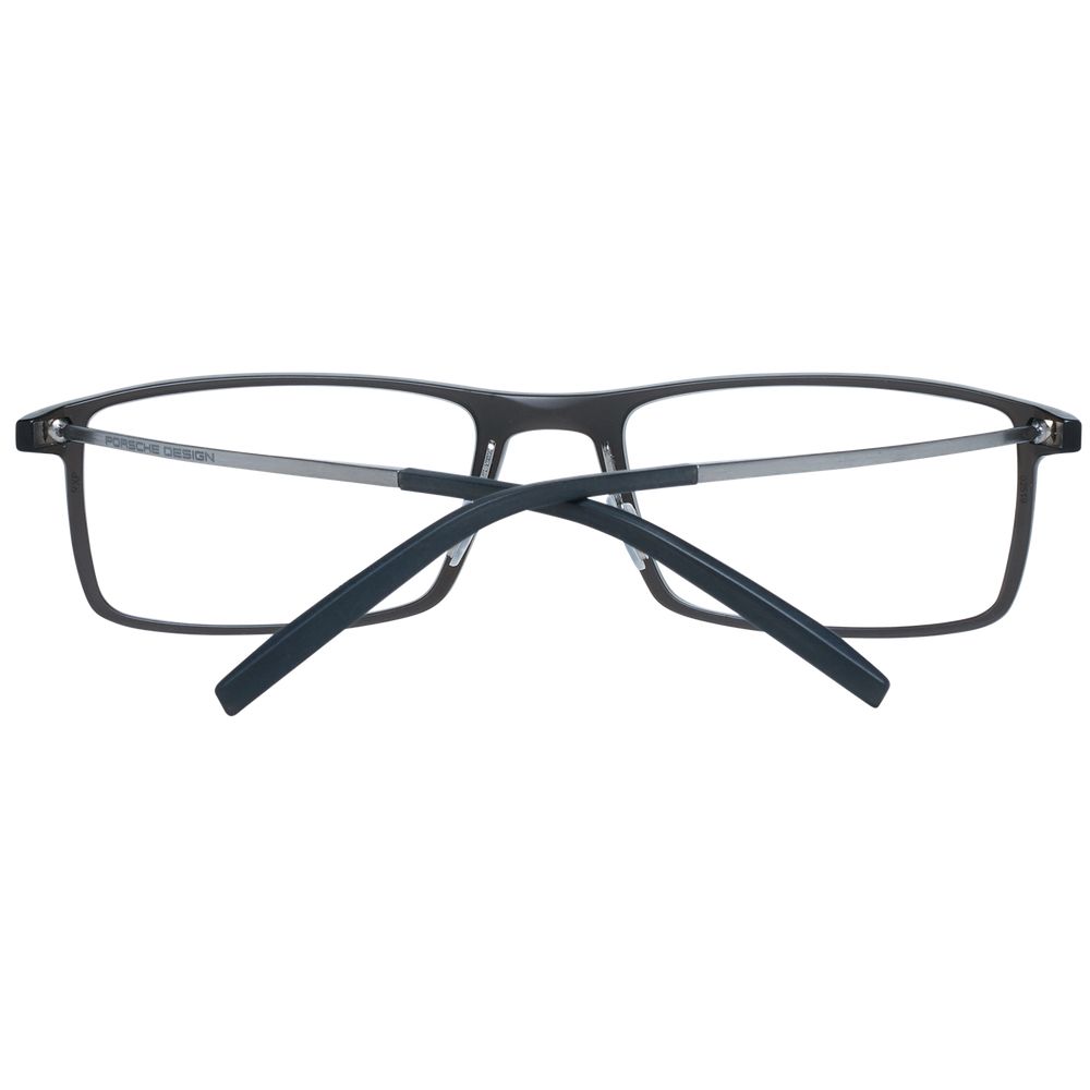 Lunettes Porsche Design en métal gris et plastique (Monture)