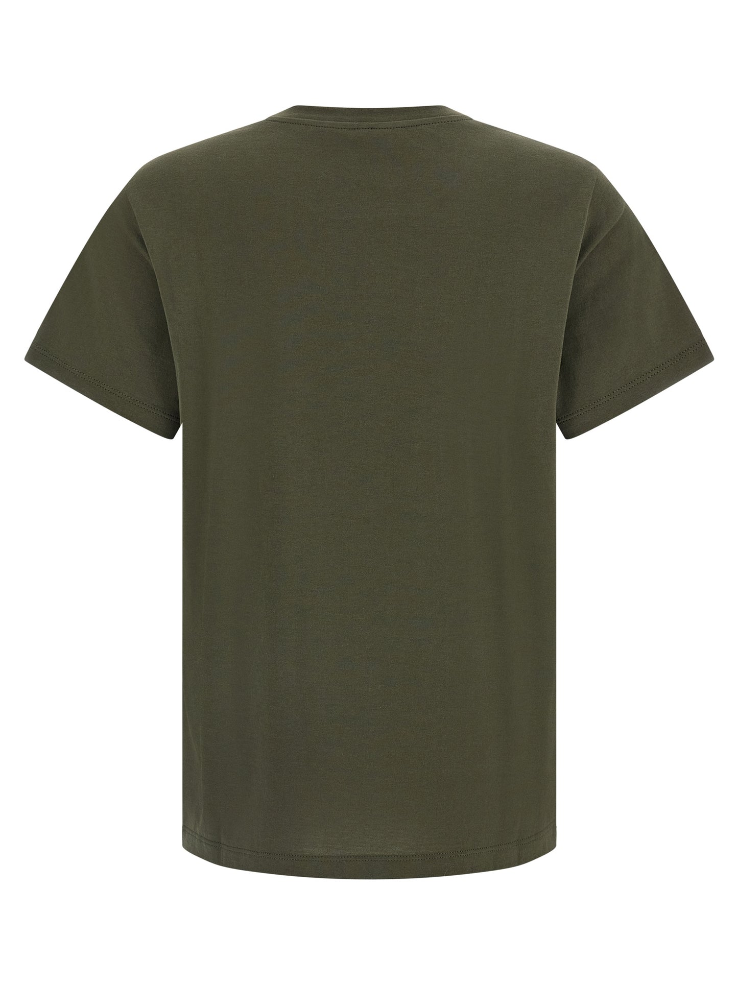 Camiseta Fendi De Algotn Bicolcx Con Tedñldo En Lavado