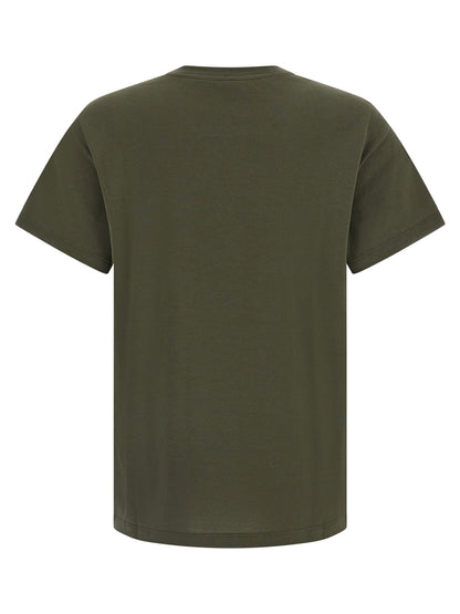 Camiseta Fendi De Algotn Bicolcx Con Tedñldo En Lavado