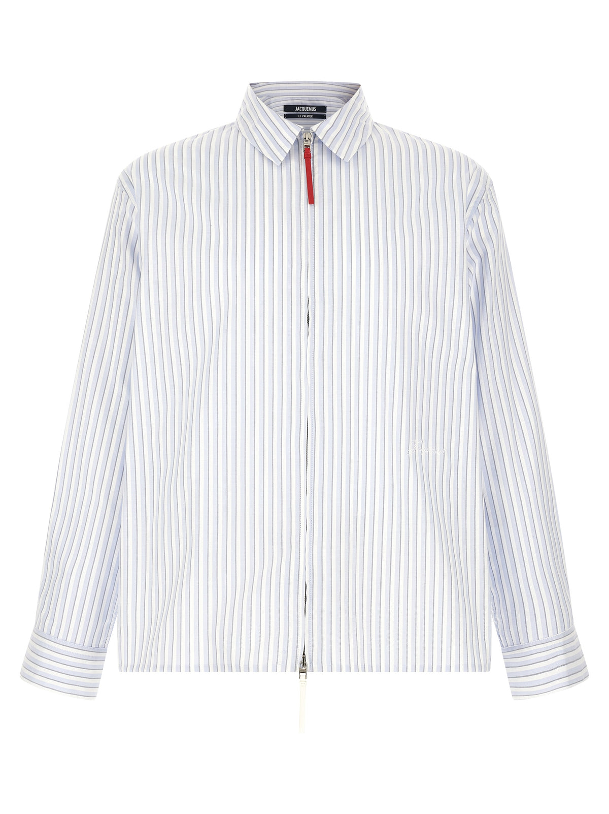 Blouse Jacquemus En Coton Bleu Modèle La Chemise Flash